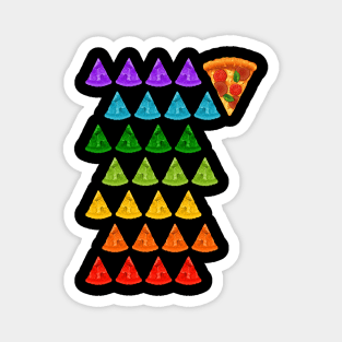 Pizza raimbow Magnet