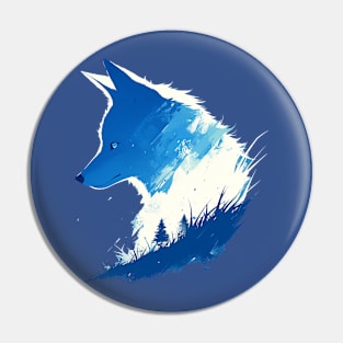 wolf Pin