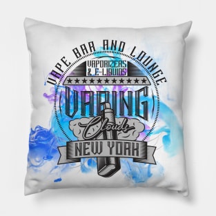 Vape bar and lounge vaping clouds New York Pillow