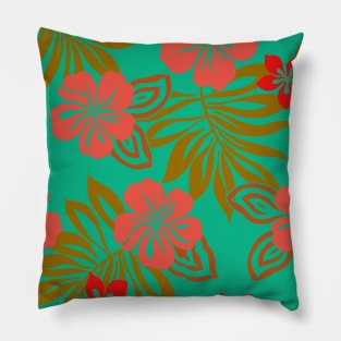 Hibiscus Waikiki Beach Pillow