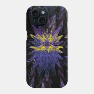 Purple and Yellow Serape Pattern Southwest Phone Case