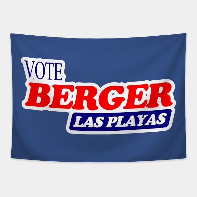 Vote Berger Tapestry by BigOrangeShirtShop