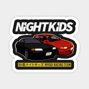 Initial D - Night Kids Print Magnet