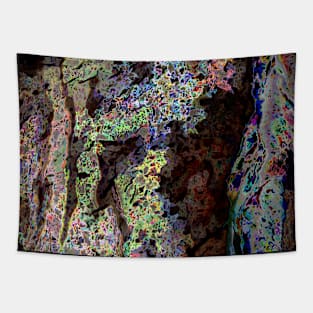 Digital opal rock Tapestry