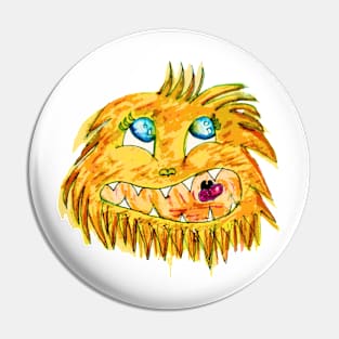 Fluffer Monster Pin