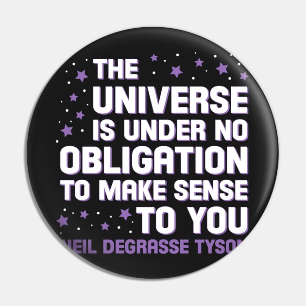 Obligations of the universe Pin by Zap Studios