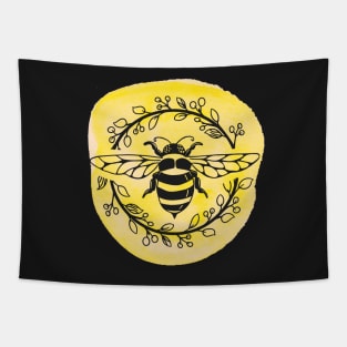 Cute Bumble Bee Tapestry