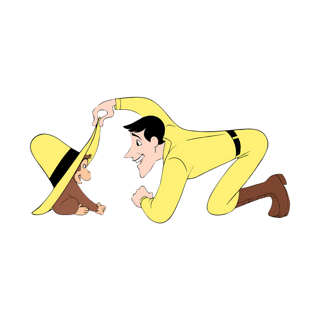 Curious George Man In The Yellow Hat 2 by EcoEssence