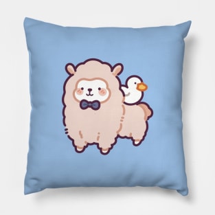 Alpaca Lover Duck Pillow