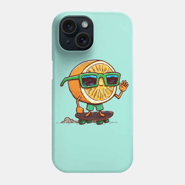 The Orange Skater Phone Case by nickv47