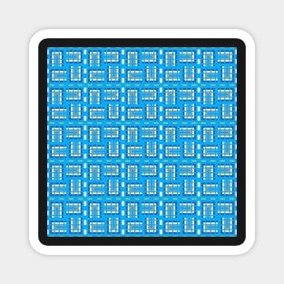 Blue abstract Magnet