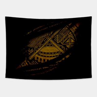 Ripped Samoan Seal - Samoa Tapestry