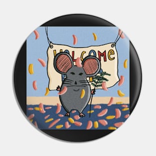 party rat Pin