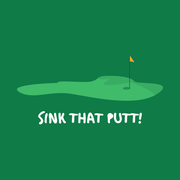 Sinking Putts Golf Fun Apparel by Topher's Emporium