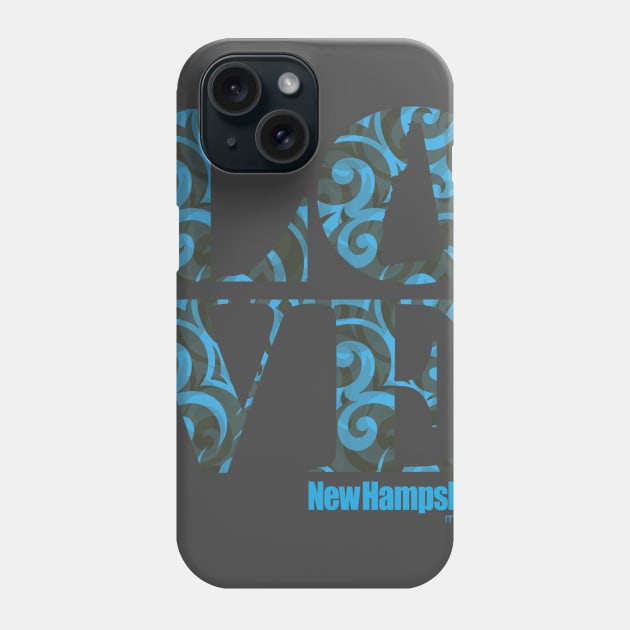 Love NH (cirque square) Phone Case by New Hampshire Magazine