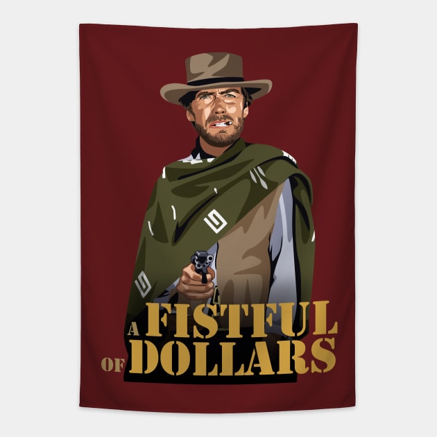 A Fistful of Dollars Tapestry by Tiro1Linea