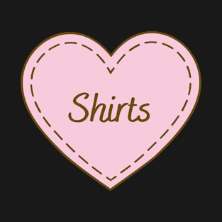 I Love Shirts Simple Heart Design T-Shirt