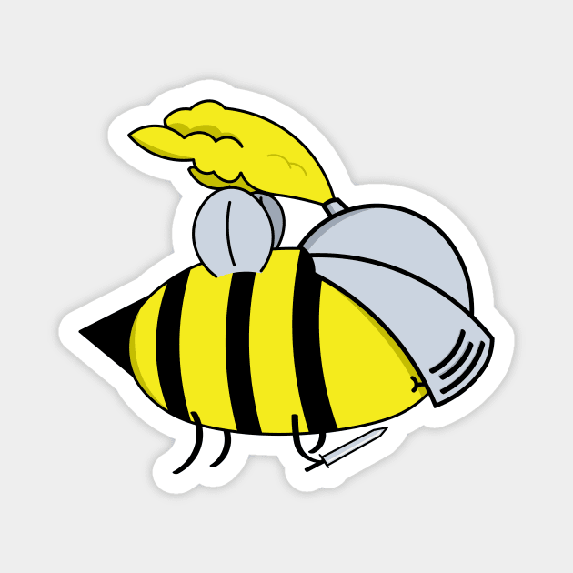 The Bee Knight Known As Sir Bumbly Magnet by DMK