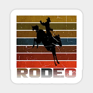 vintage rodeo Magnet