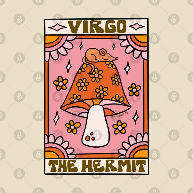 Virgo Tarot Card by Doodle by Meg