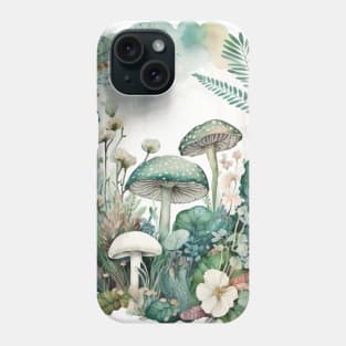 Watercolor Mushrooms Phone Case