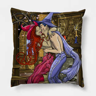 Witch Boy Welcome Pillow