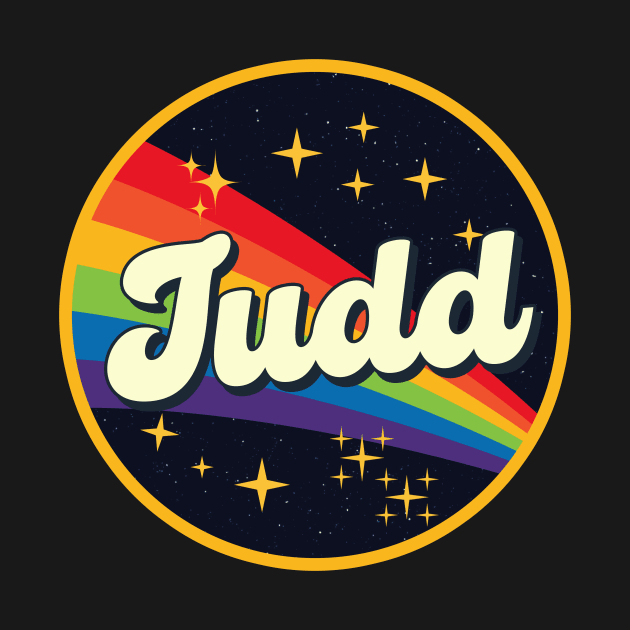 Judd // Rainbow In Space Vintage Style by LMW Art