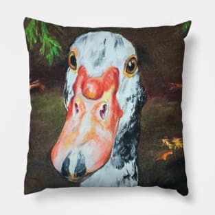 Basil the Muscovy Duck Pillow