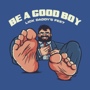 Daddy's Feet Blue T-Shirt