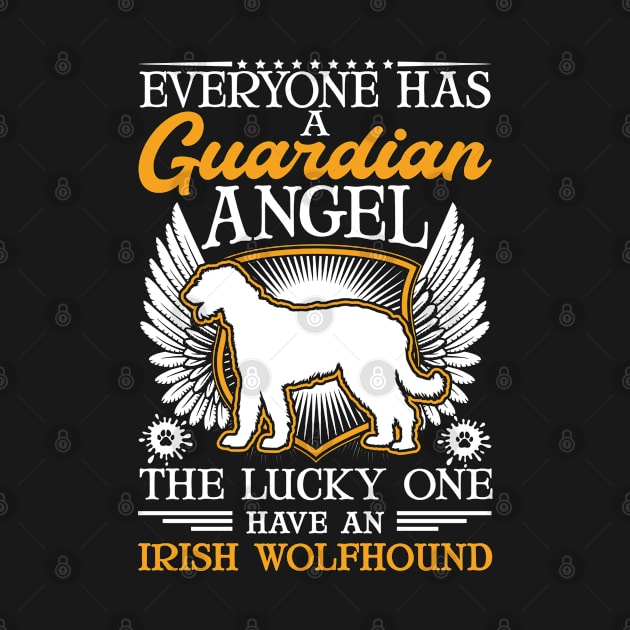 Irish Wolfhound Guardian Angel by favoriteshirt