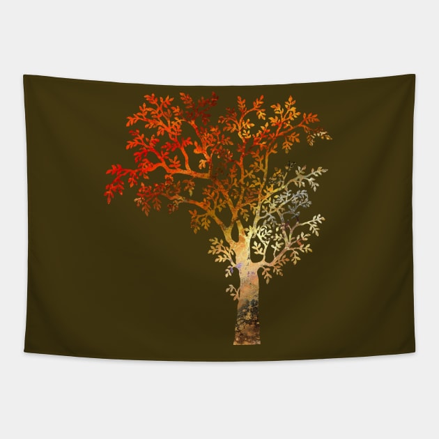 Autumn Tree Tapestry by Alpenglow Workshop