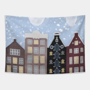Christmas houses Tapestry