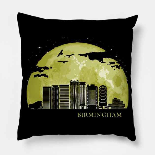 Birmingham Pillow by Nerd_art