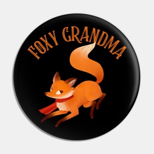 Foxy Grandma Pin