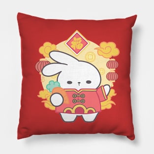 Rabbit Chinese Zodiac, Carrot in Paw! Pillow