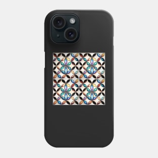 Stained glass colorful pattern, model 3 Phone Case