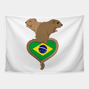 Gerbil Brazil (dark) Tapestry