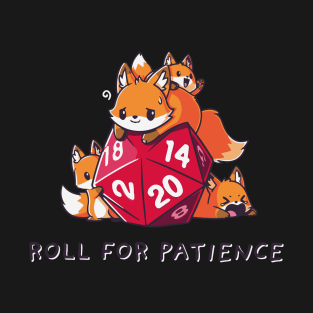 Dnd Cute Animals With D20 Dice T-Shirt