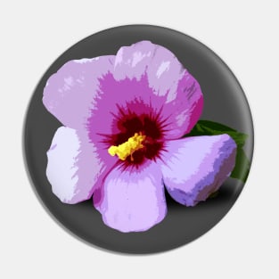 Big Pink Flower Pin