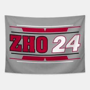 #24 ZHO Logo Tapestry