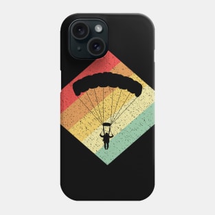 Retro Vintage 80s Skydiving Gift For Skydivers Phone Case