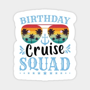 Birthday Cruise Squad Shirt Girls Birthday Cruise Squad 2024 Magnet