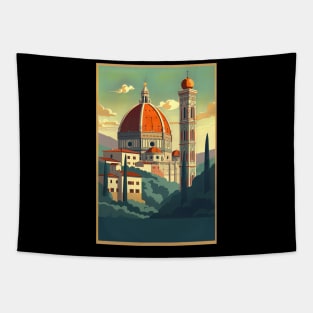 Vintage Travel Poster of the Italy Tapestry