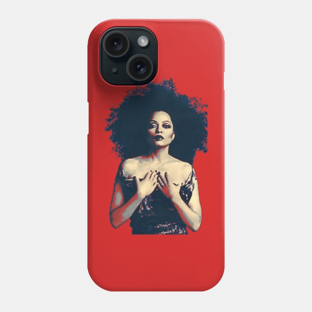 Retro diana ross dance Phone Case by MasterMind_Designer