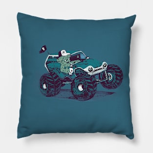 Monster Truckin' Pillow