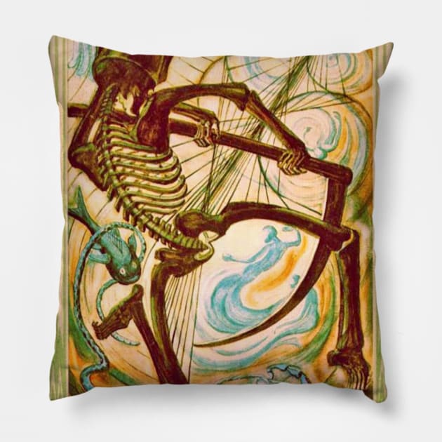 Thoth Tarot - XIII - Death. Pillow by OriginalDarkPoetry