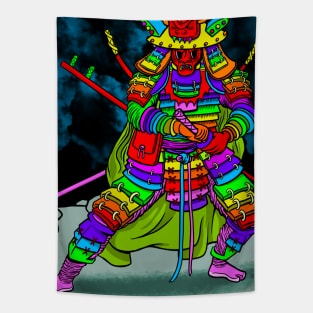 Taste The Ninja Warrior Rainbow Tapestry