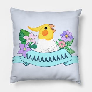 Aesthetic Cockatiel AAAAA Pillow