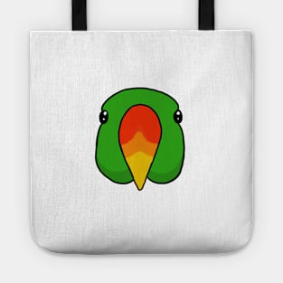 Eclectus Parrot Face Tote