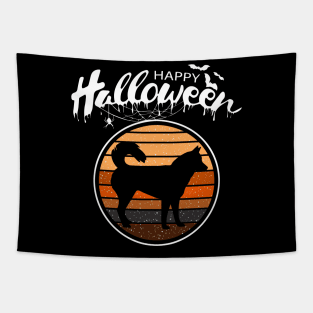 Funny Happy Halloween Beautiful Siberian Husky Kid Gift Tapestry